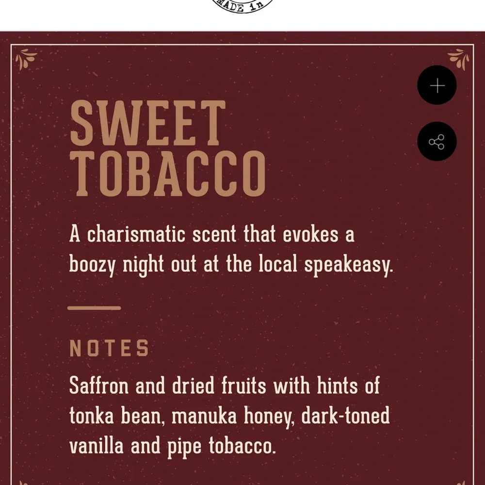 Sweet Tobacco Wax